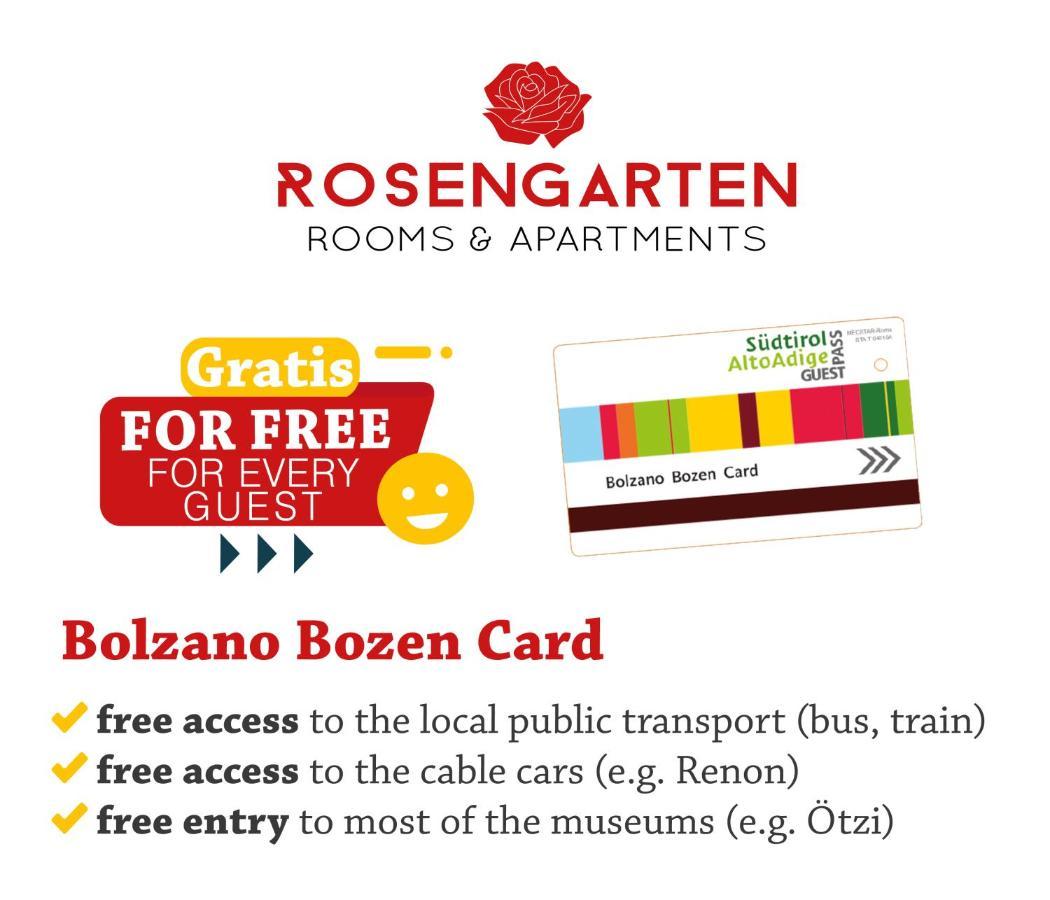Rosengarten Rooms Bolzano Eksteriør bilde